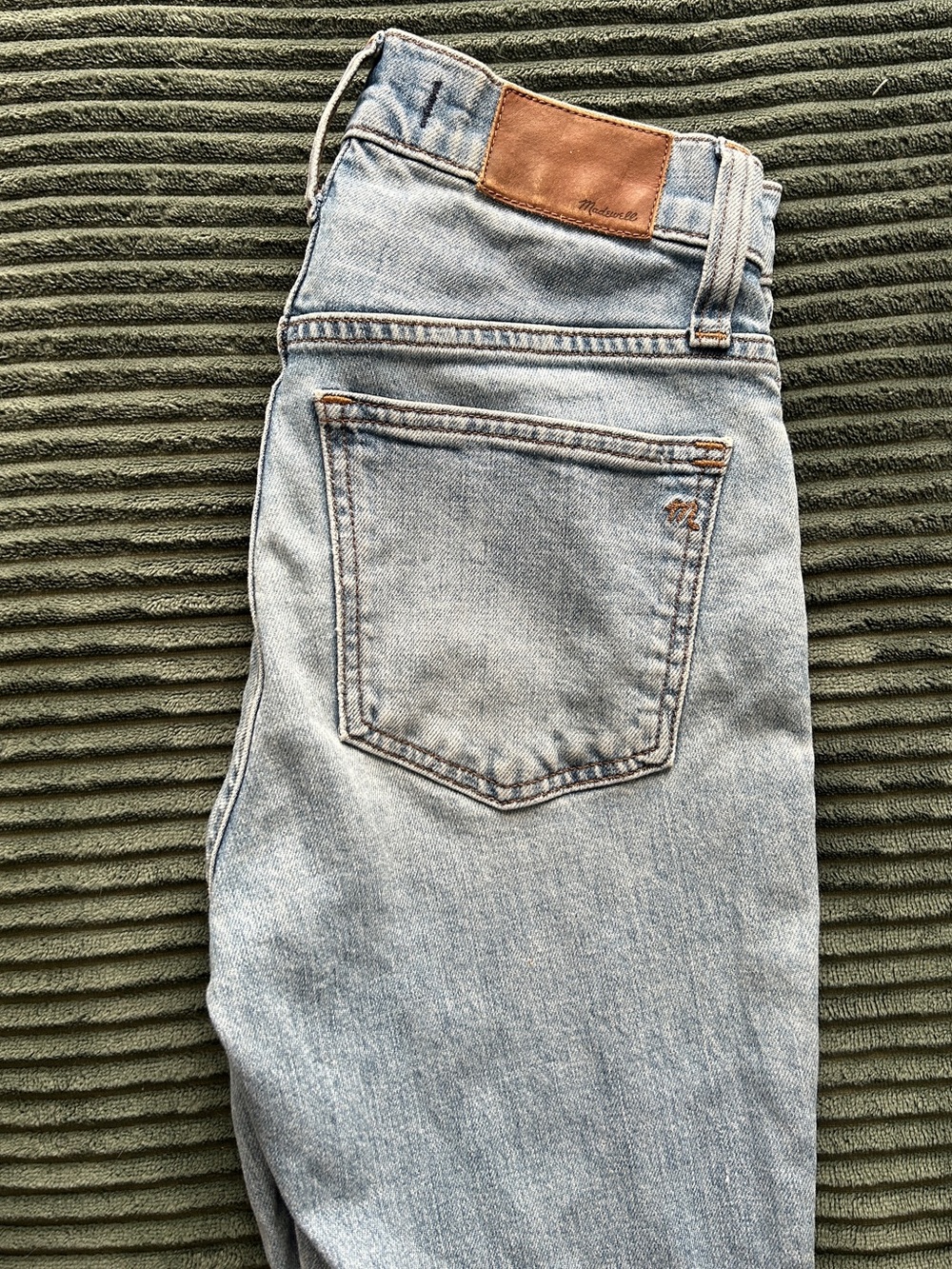 Madewell Light Wash High Rise Skinny Jeans
